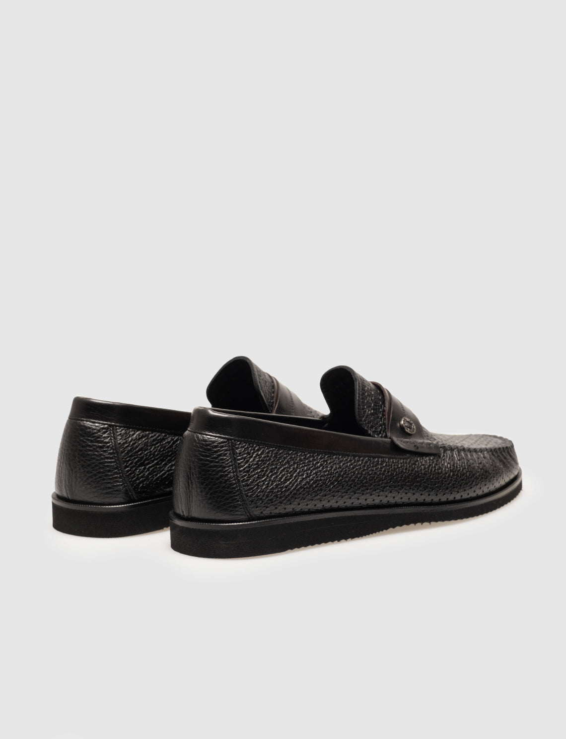 Cabani 1395 Erkek %100 Hakiki Deri Sneaker Ayakkabı 01-05 Siyah