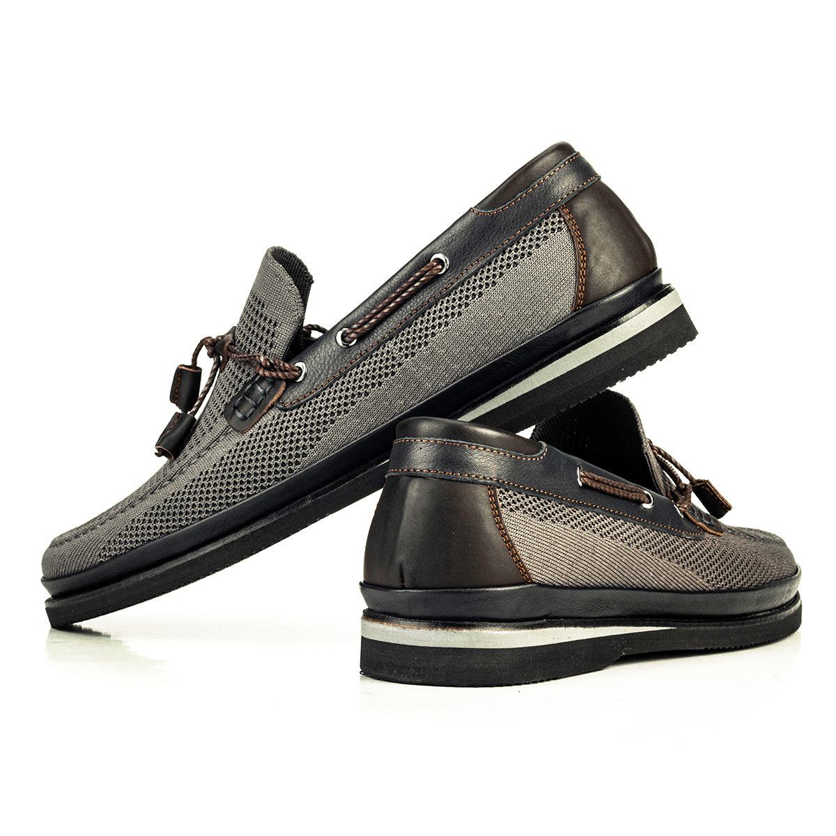 Cabani 714 Erkek Tekstil Sneaker Ayakkabı Füme