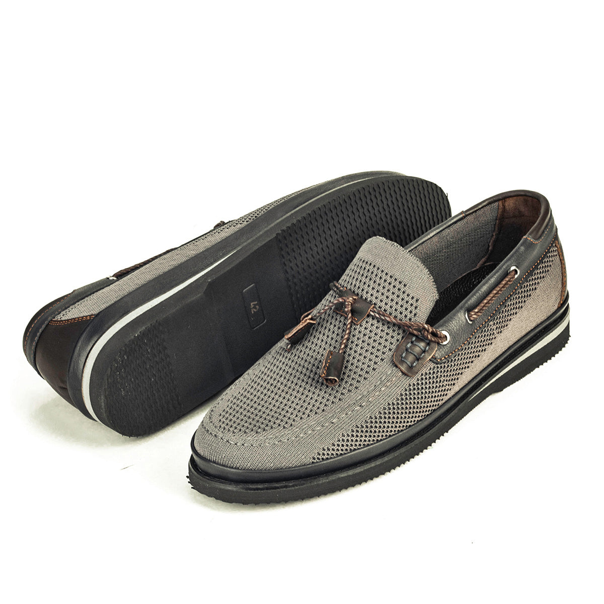 Cabani 714 Erkek Tekstil Sneaker Ayakkabı Füme