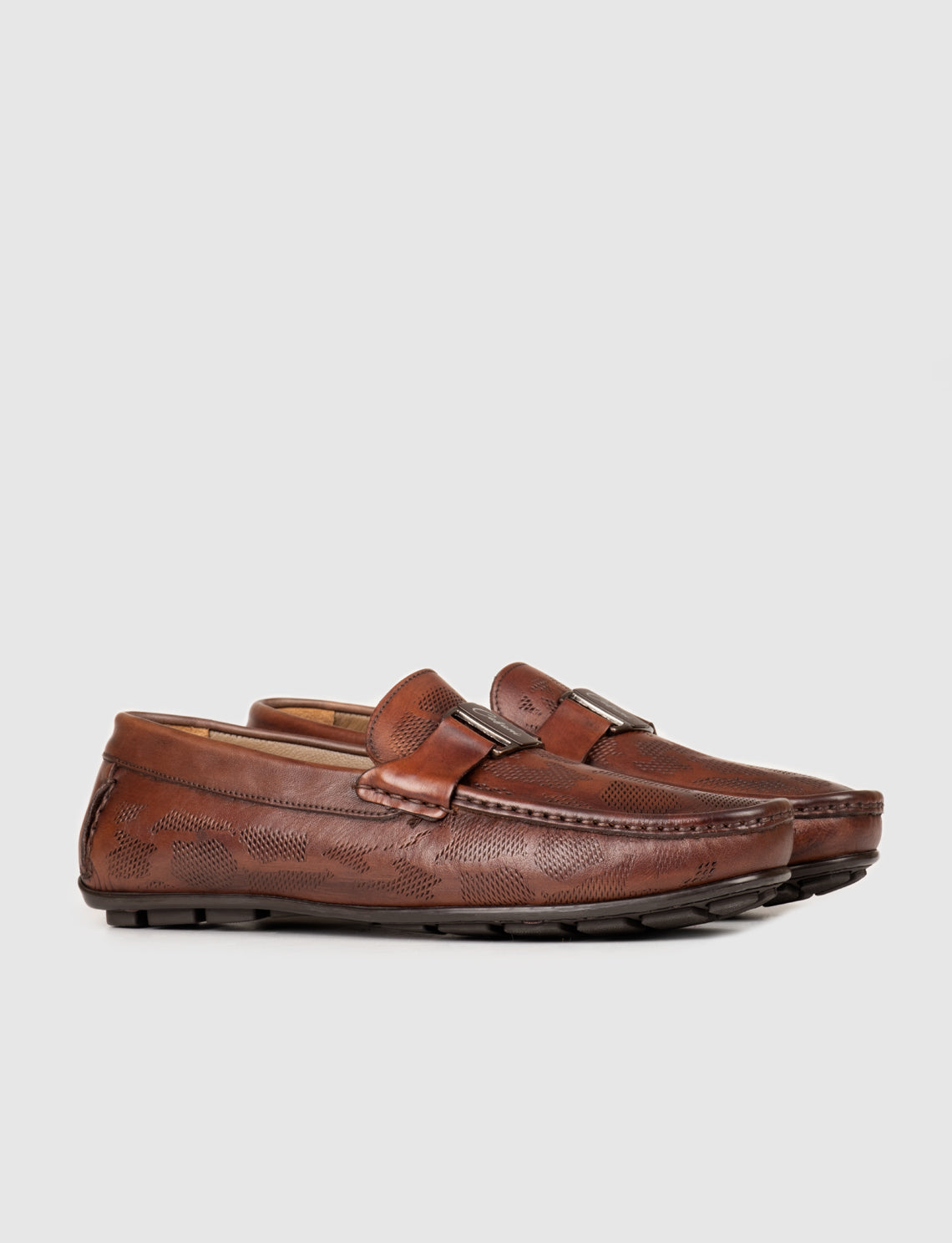 Cabani 010M3823 I Erkek %100 Hakiki Deri loafer & makosen Kahverengi