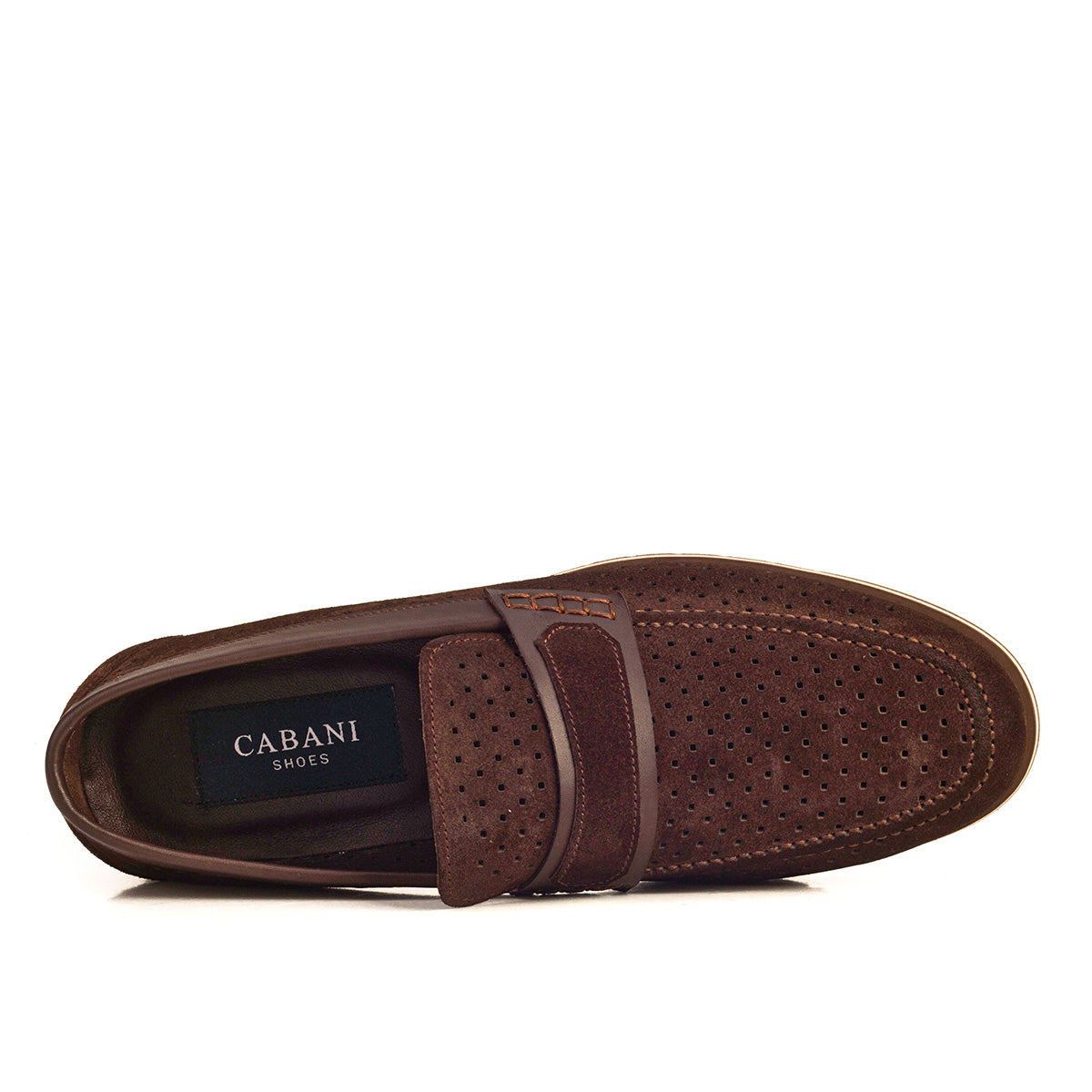 Cabani 20-404 Erkek Hakiki Süet Deri Sneaker Ayakkabı Kahverengi