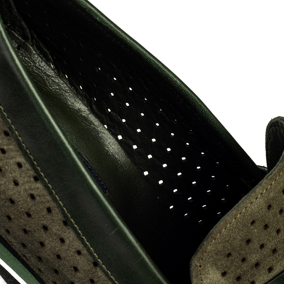 Cabani 20-404 Erkek %100 Hakiki Deri Sneaker Ayakkabı Haki