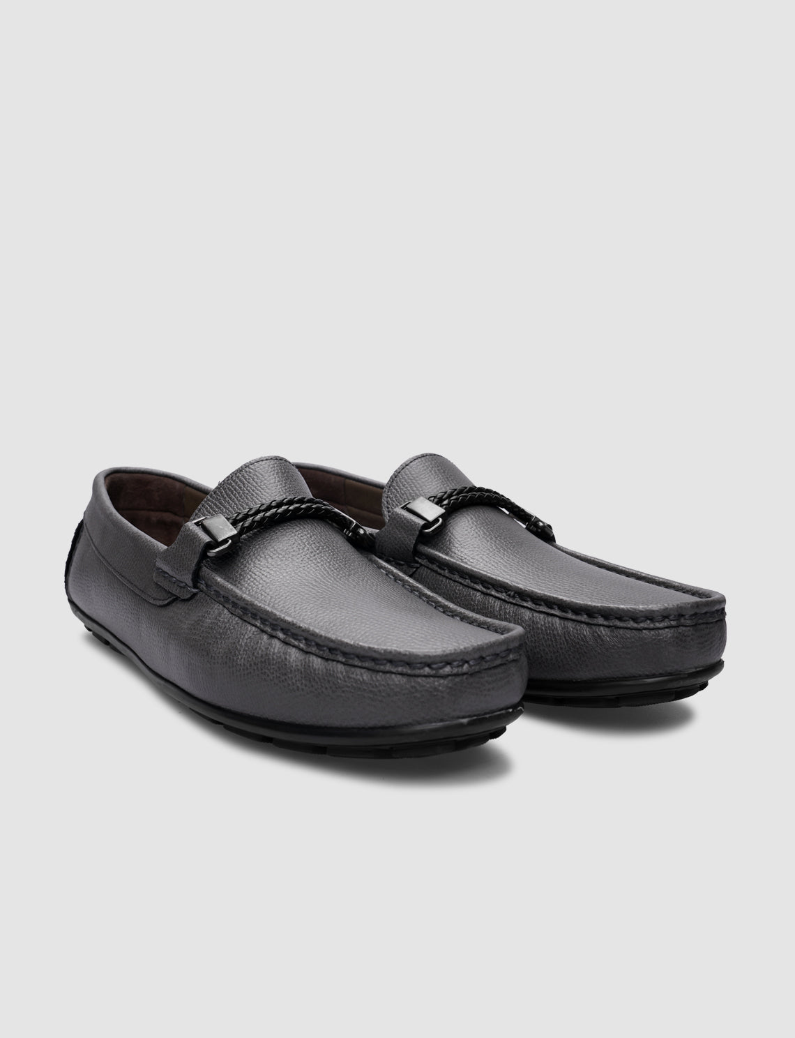 Cabani 010M823 E Erkek %100 Hakiki Deri Sneaker Ayakkabı Gri