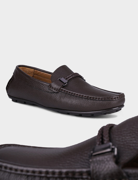 Cabani 010M823 E Erkek %100 Hakiki Deri Sneaker Ayakkabı 029 Kahve Geyik