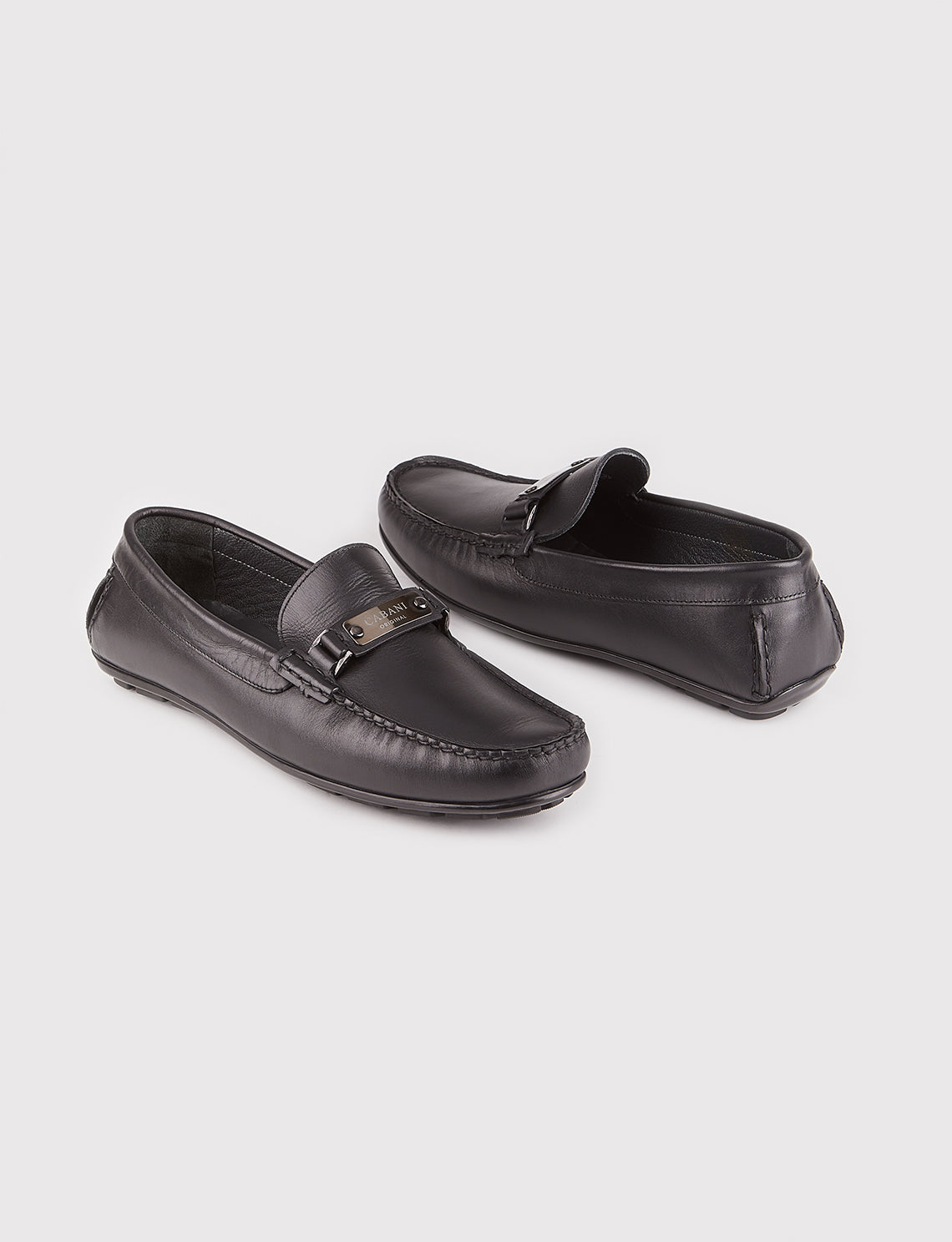 Cabani 010M1983 Erkek %100 Hakiki Deri Sneaker Ayakkabı Siyah