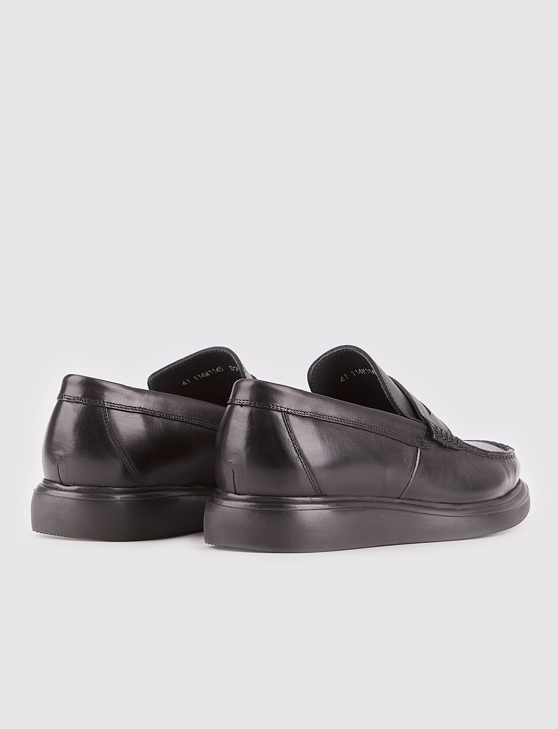 Cabani 114M1145 Erkek %100 Hakiki Deri Spor Ayakkabı Siyah