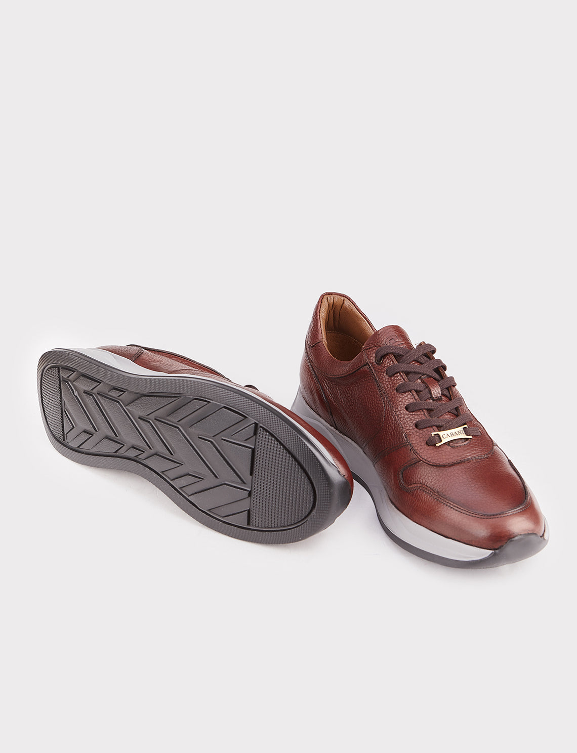 Cabani 507M1524 Erkek %100 Hakiki Deri Spor Ayakkabı Taba