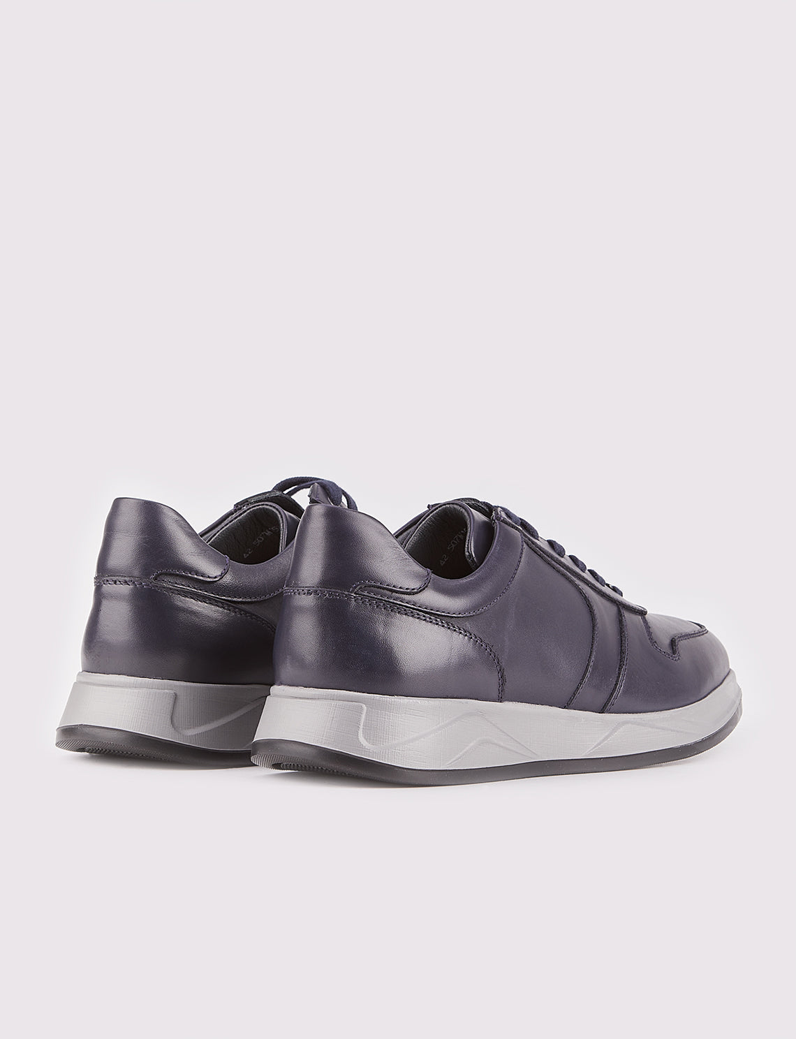 Cabani 507M1524 Erkek %100 Hakiki Deri Spor Ayakkabı Lacivert