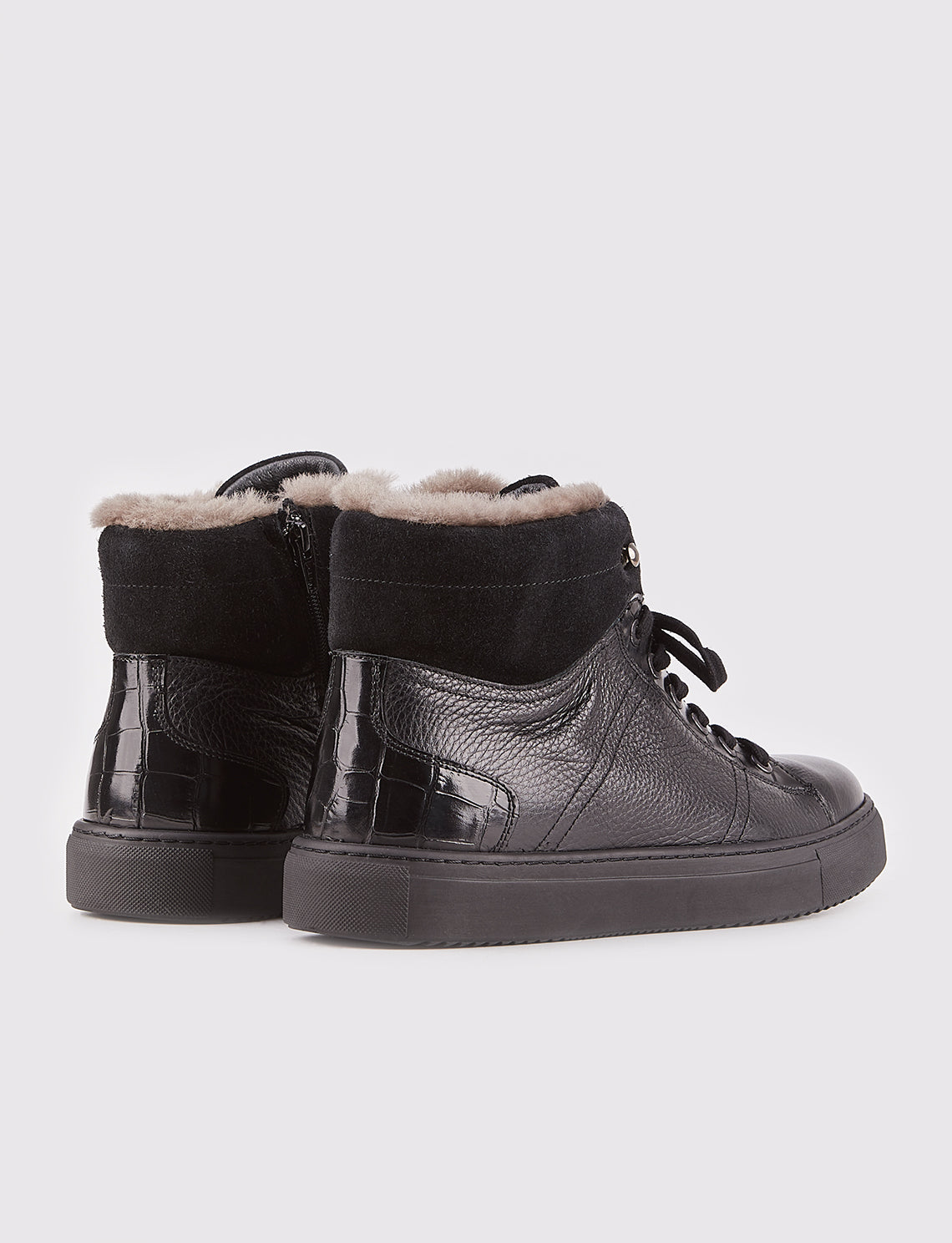 Cabani 454K1508 Erkek %100 Hakiki Deri Sneaker Ayakkabı Siyah