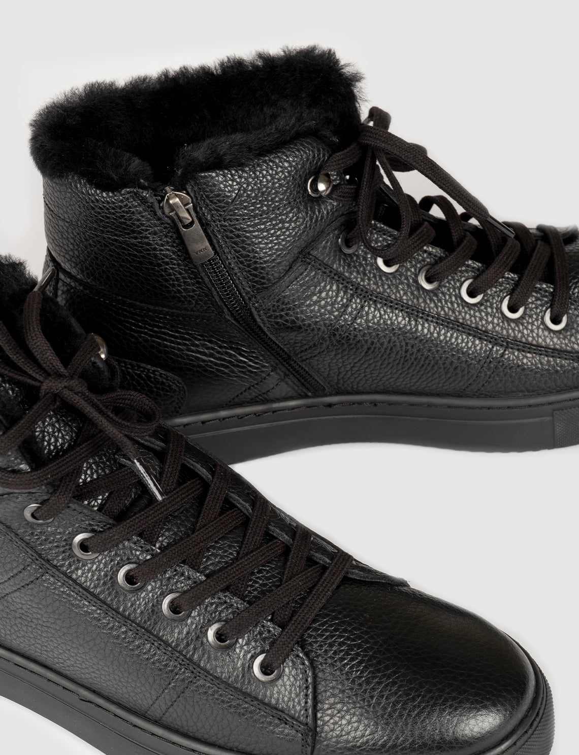 Cabani 454K1508 Erkek %100 Hakiki Deri Sneaker Ayakkabı Siyah