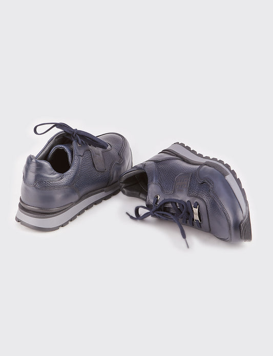 Cabani 460M1499 Erkek %100 Hakiki Deri Sneaker Ayakkabı 1134 Laci Napa-Laci geyik