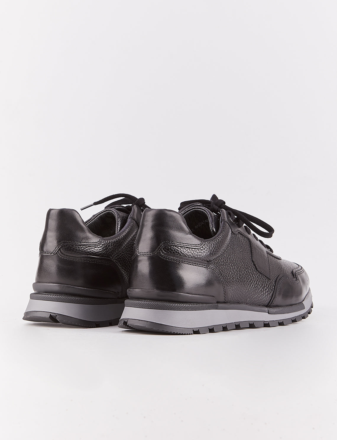 Cabani 460M1499 Erkek %100 Hakiki Deri Sneaker Ayakkabı Siyah