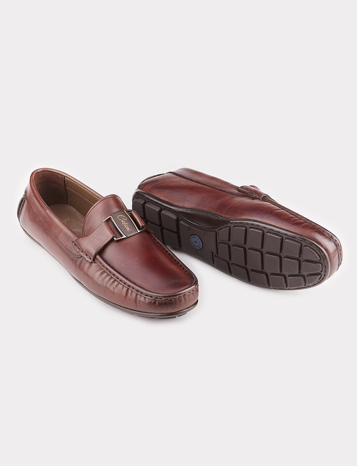 Cabani 010M3823 Erkek %100 Hakiki Deri loafer & makosen Kahverengi
