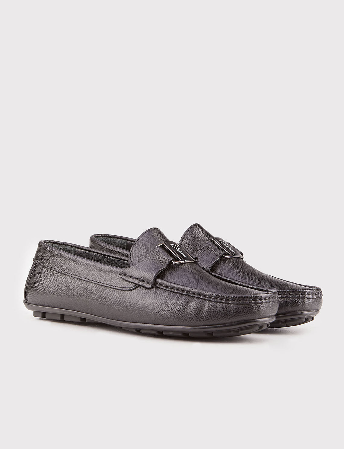 Cabani 010M3823C Erkek %100 Hakiki Deri Sneaker Ayakkabı Siyah