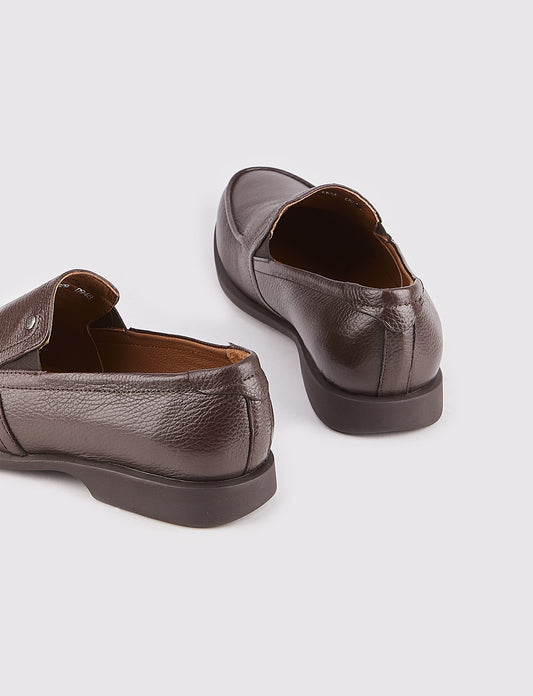 Cabani 121M1496 Erkek %100 Hakiki Deri Sneaker Ayakkabı 029 Kahve Geyik