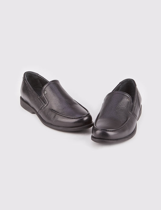 Cabani 121M1496 Erkek %100 Hakiki Deri Sneaker Ayakkabı 432 Siyah Geyik