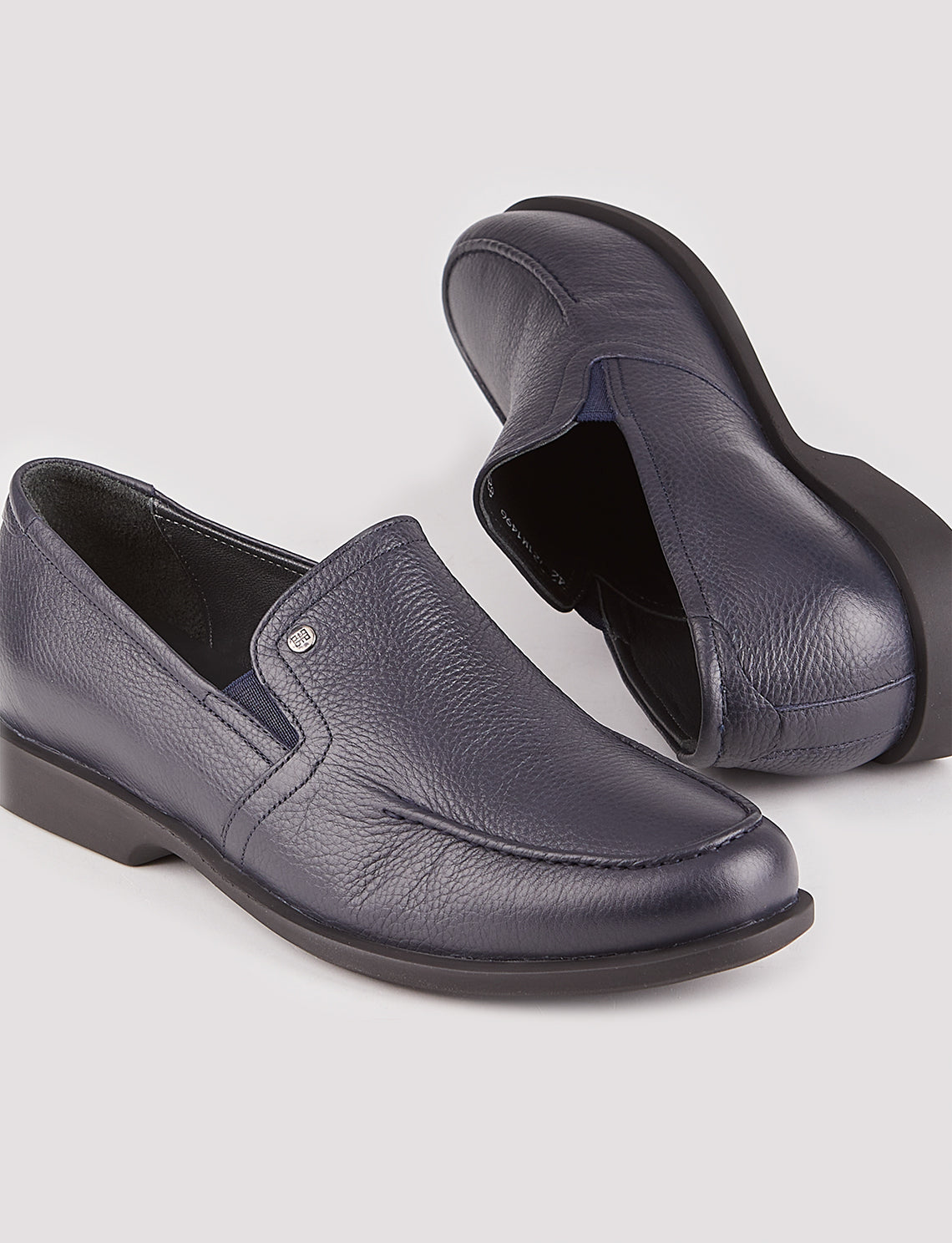 Cabani 121M1496 Erkek %100 Hakiki Deri Sneaker Ayakkabı Lacivert