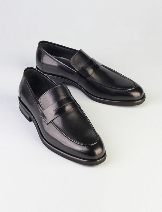 Cabani 5881 Erkek %100 Hakiki Deri Klasik Ayakkabı Siyah