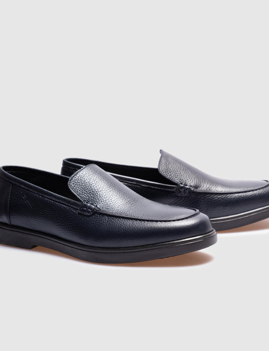 Cabani 16500A042 Erkek %100 Hakiki Deri Sneaker Ayakkabı Lacivert