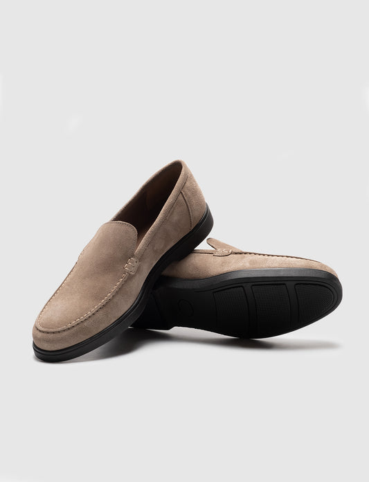 Cabani 16500A042 Erkek Süet Hakiki Deri Sneaker Ayakkabı Bej