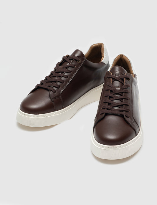 Cabani 378M1495 Erkek %100 Hakiki Deri Sneaker Ayakkabı Kahverengi