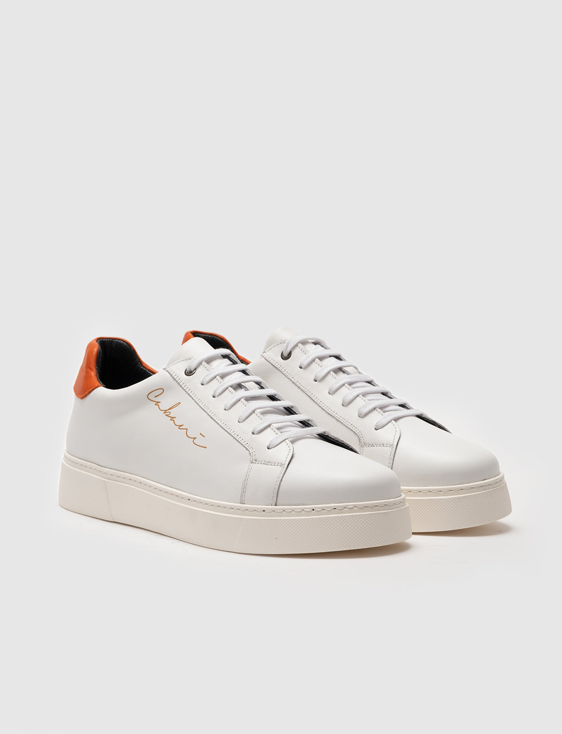 Cabani 378M1495 Erkek %100 Hakiki Deri Sneaker Ayakkabı Beyaz