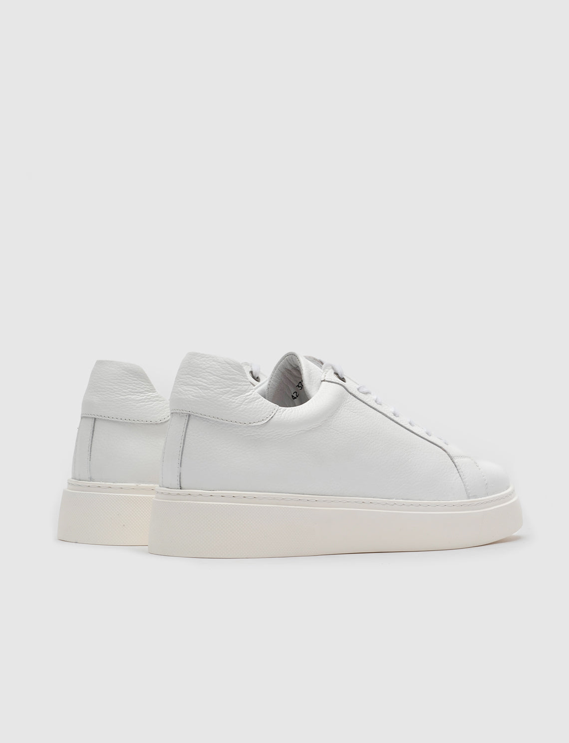 Cabani 378M1495 Erkek %100 Hakiki Deri Sneaker Ayakkabı 286 Beyaz Napa