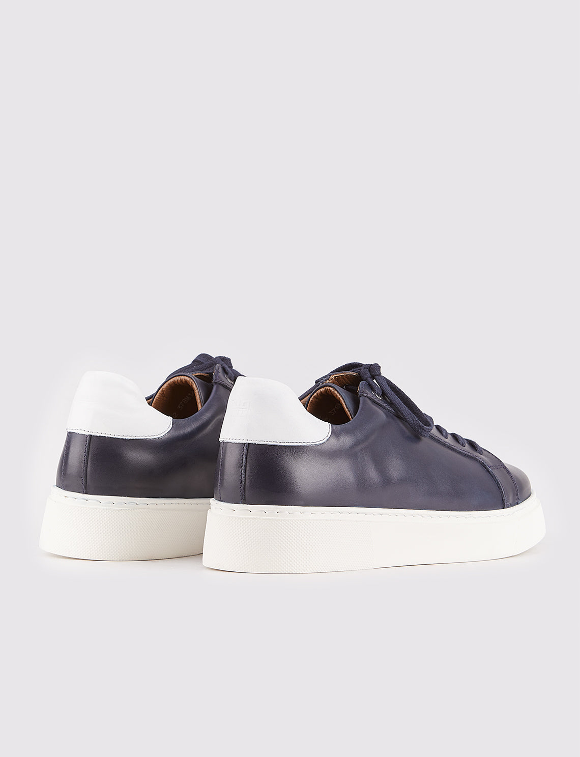 Cabani 378M1495 Erkek %100 Hakiki Deri Sneaker Ayakkabı Lacivert