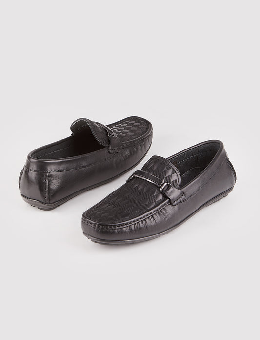 Cabani 010M5823 C Erkek %100 Hakiki Deri Sneaker Ayakkabı 1027 Siyah Deri