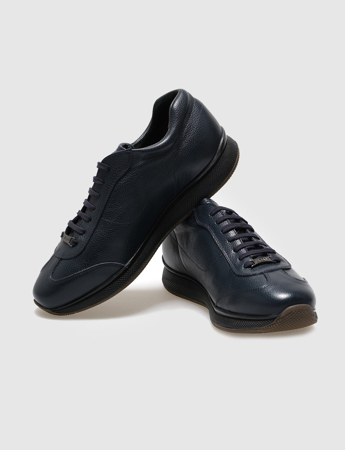 Cabani 492K747 Erkek %100 Hakiki Deri Sneaker Ayakkabı Lacivert