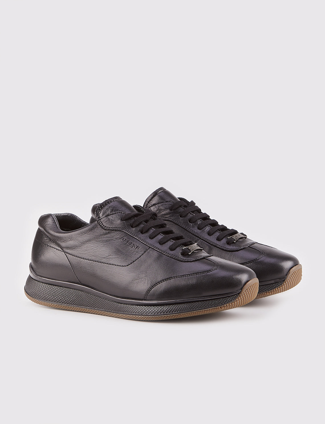 Cabani 492K747 Erkek %100 Hakiki Deri Sneaker Ayakkabı Siyah