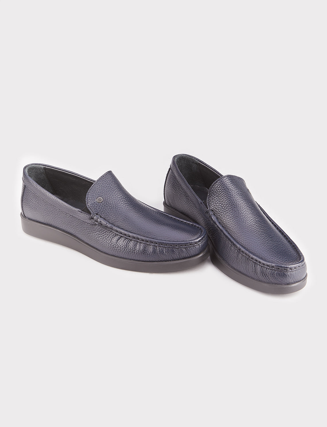 Cabani 523M1551 Erkek %100 Hakiki Deri Sneaker Ayakkabı Lacivert