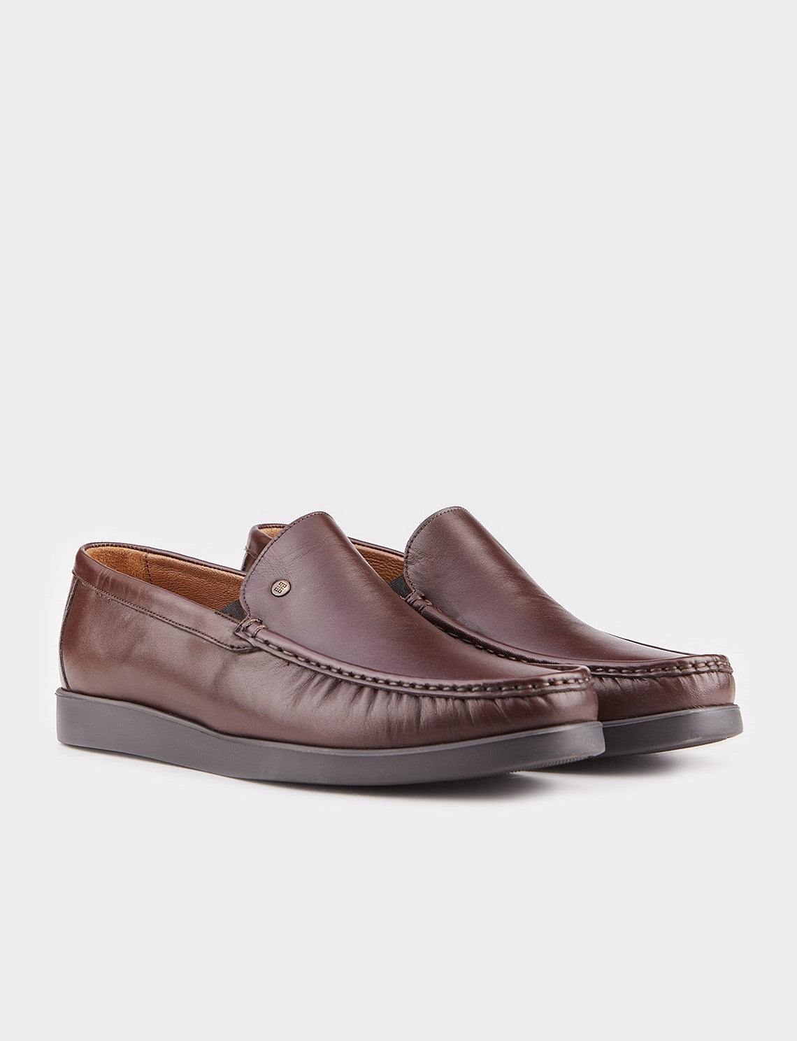 Cabani 523M1551 Erkek %100 Hakiki Deri Sneaker Ayakkabı 657 Kahve Antik