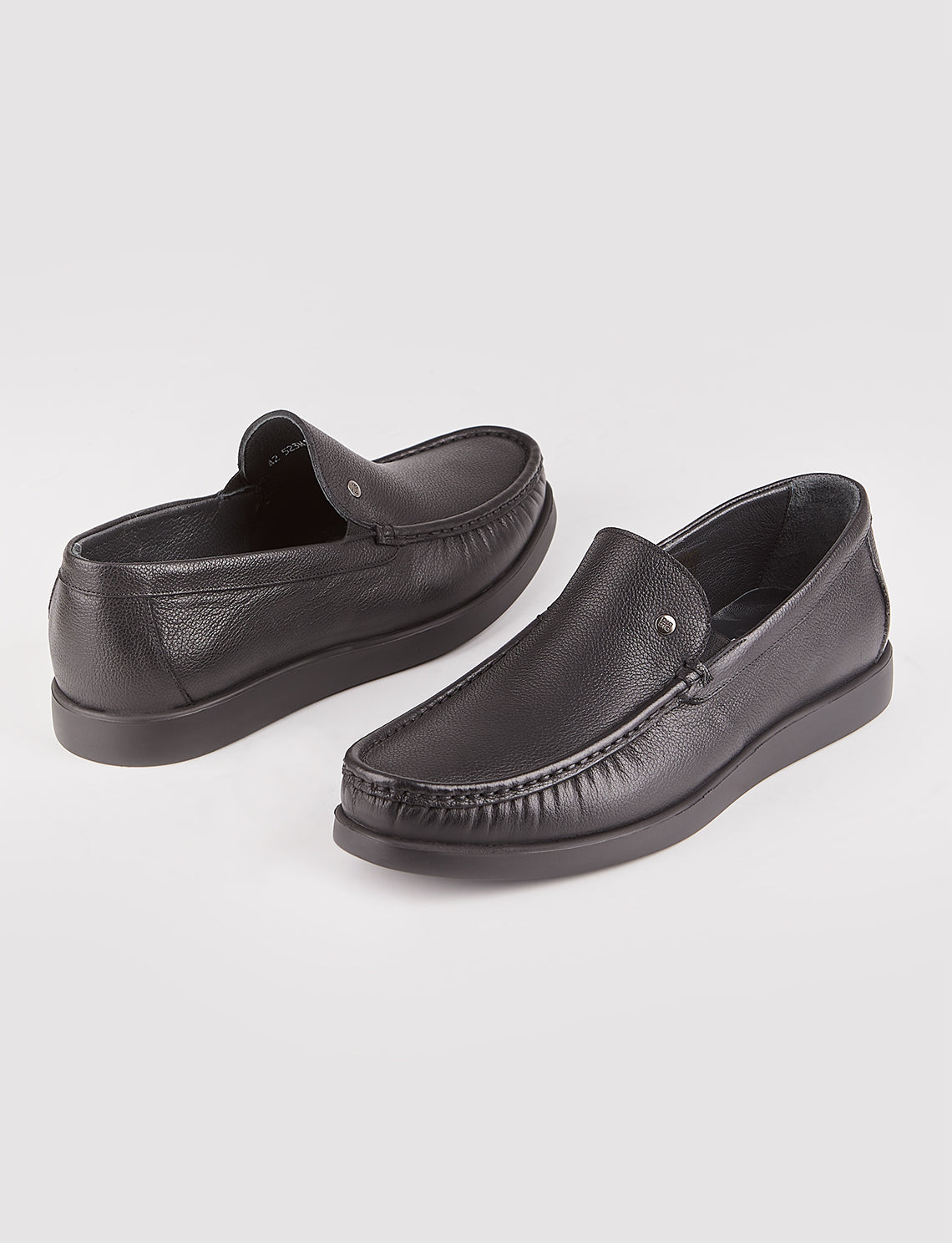 Cabani 523M1551 Erkek %100 Hakiki Deri Sneaker Ayakkabı Siyah