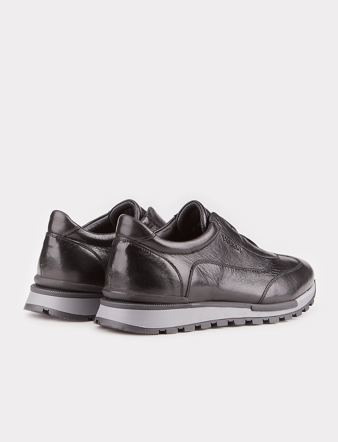 Cabani 460M968 Erkek %100 Hakiki Deri Sneaker Ayakkabı Siyah