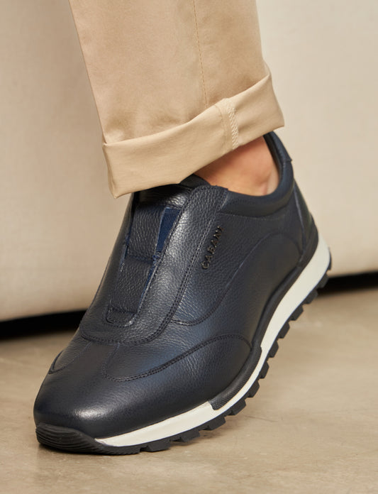 Cabani 460M968 Erkek %100 Hakiki Deri Sneaker Ayakkabı 084 Laci Ufak Kırma