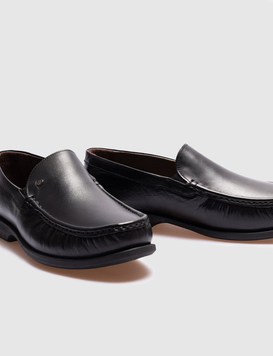 Cabani 121M1551 Erkek %100 Hakiki Deri Sneaker Ayakkabı 017 Siyah Antik-Siyah Geyik