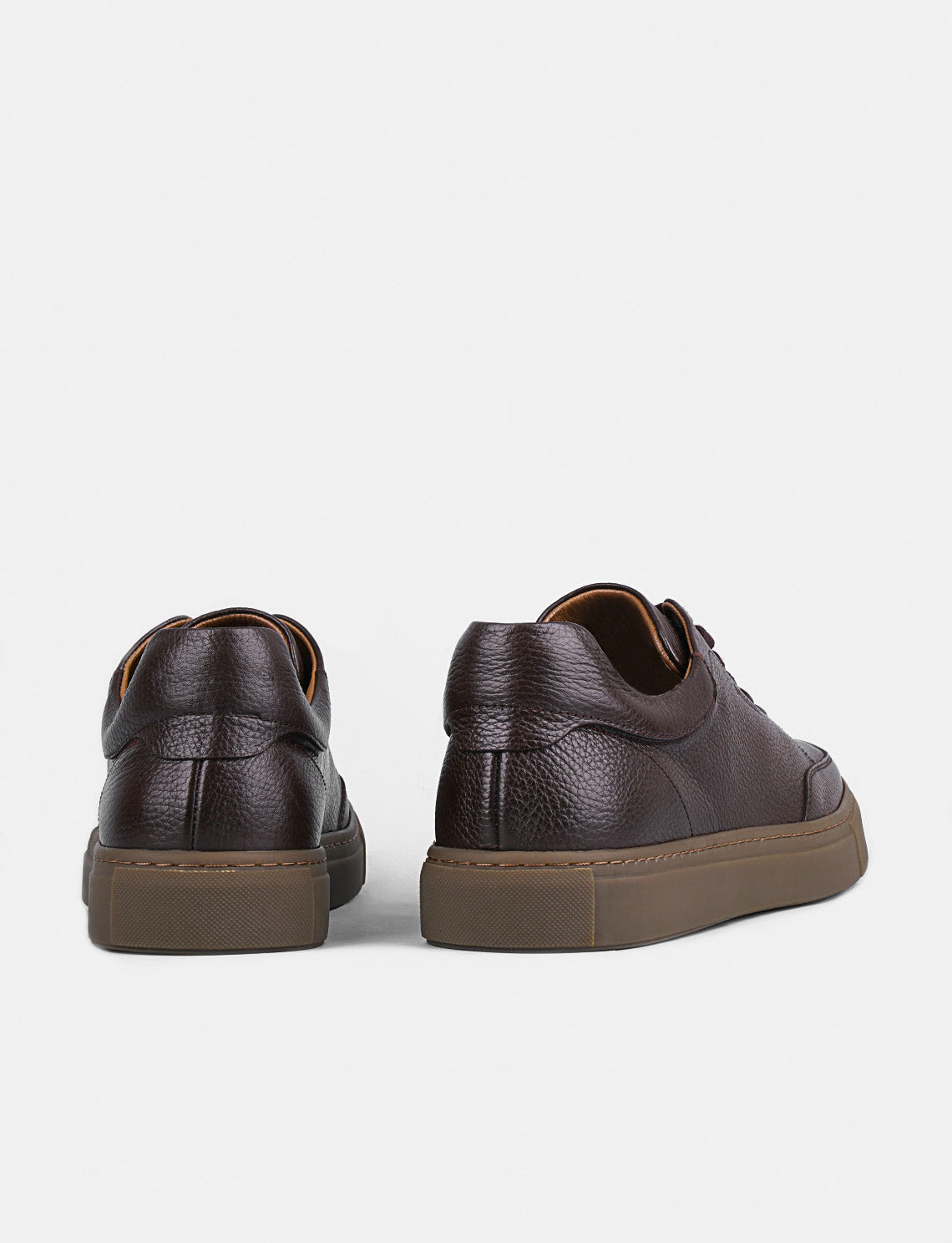 Cabani 518M1545 Erkek %100 Hakiki Deri Sneaker Ayakkabı Kahverengi