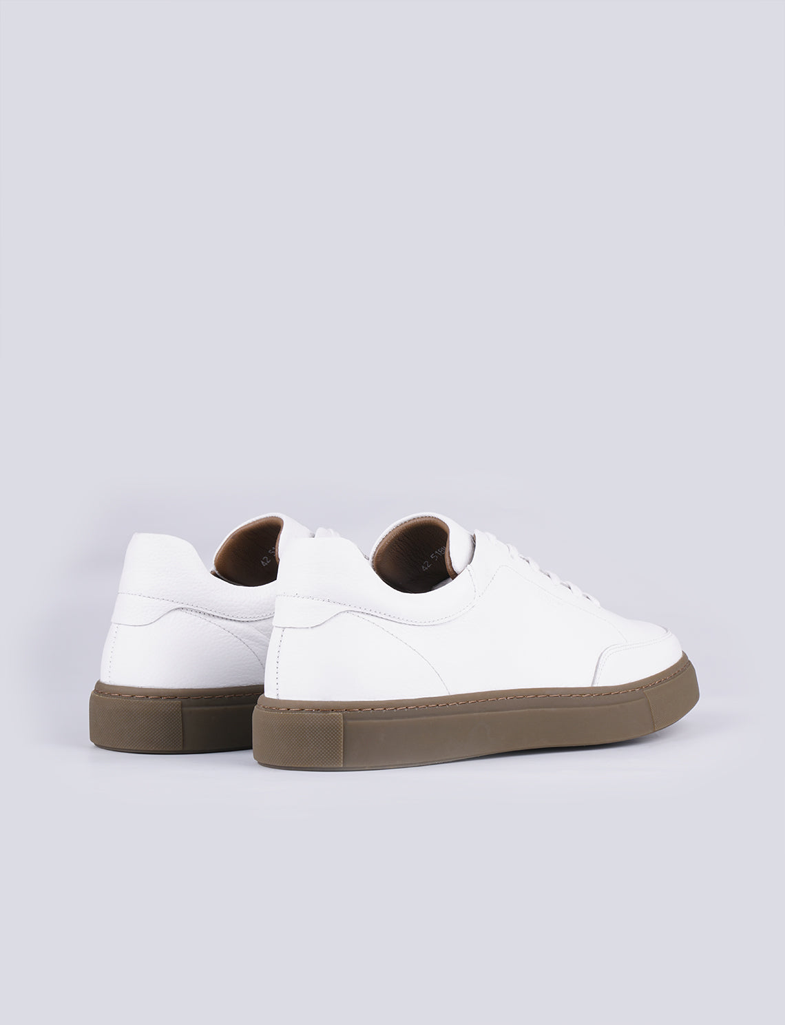 Cabani 518M1545 Erkek %100 Hakiki Deri Sneaker Ayakkabı Beyaz