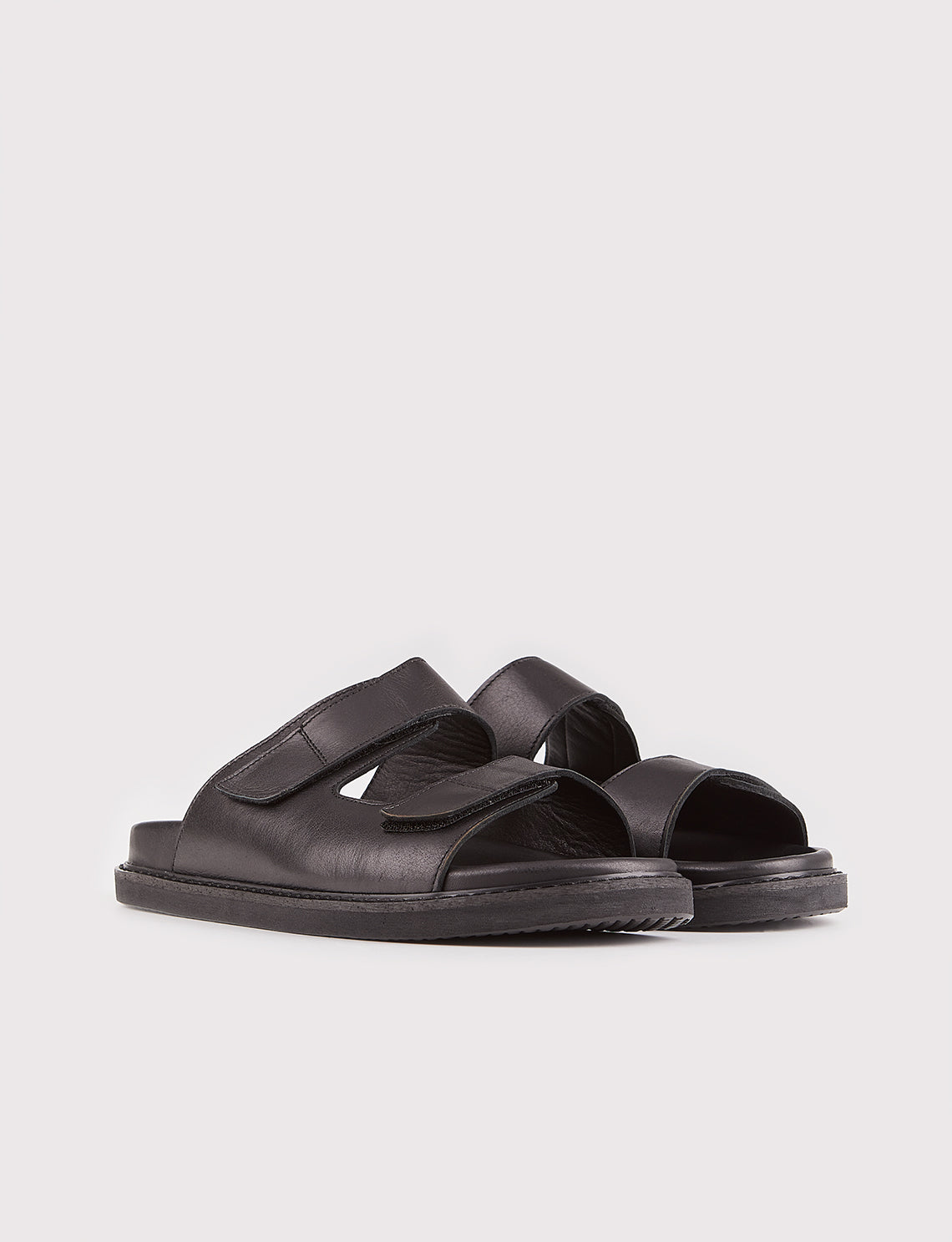 Cabani 616 Erkek %100 Hakiki Deri Günlük Terlik Siyah