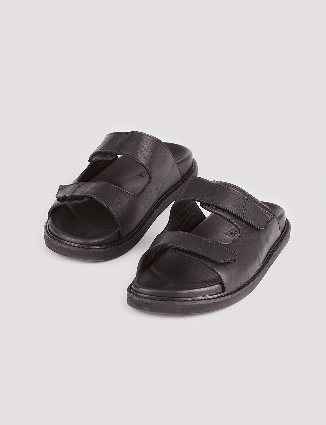 Cabani 616 Erkek %100 Hakiki Deri Günlük Terlik Siyah