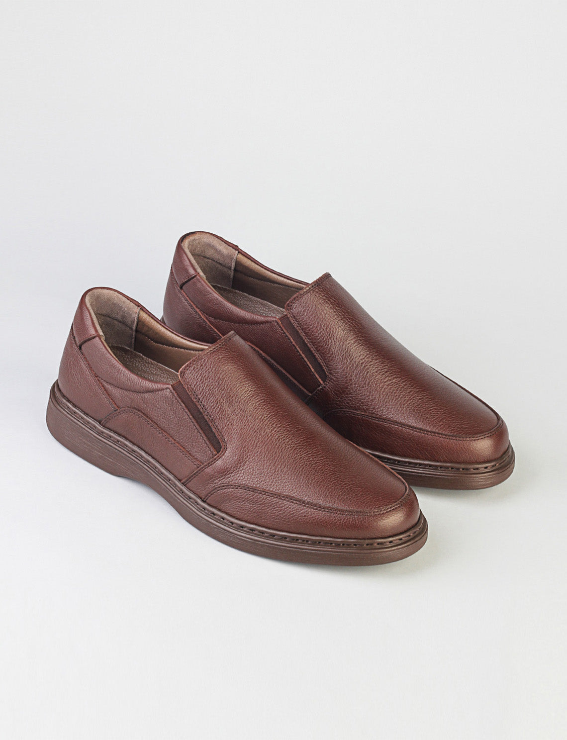 Cabani 381 Erkek %100 Hakiki Deri Günlük Ayakkabı Kahverengi