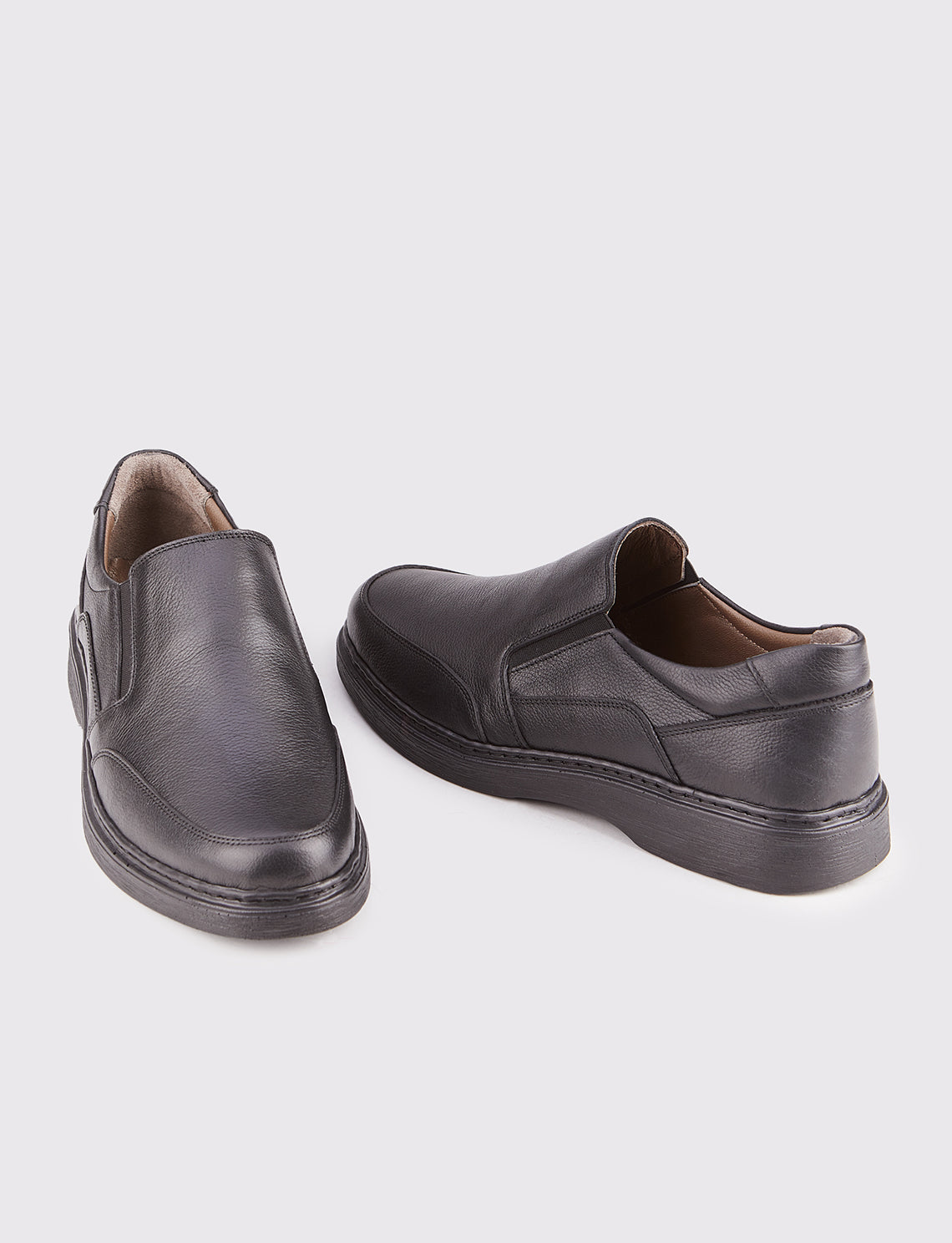 Cabani 381 Erkek %100 Hakiki Deri Günlük Ayakkabı Siyah