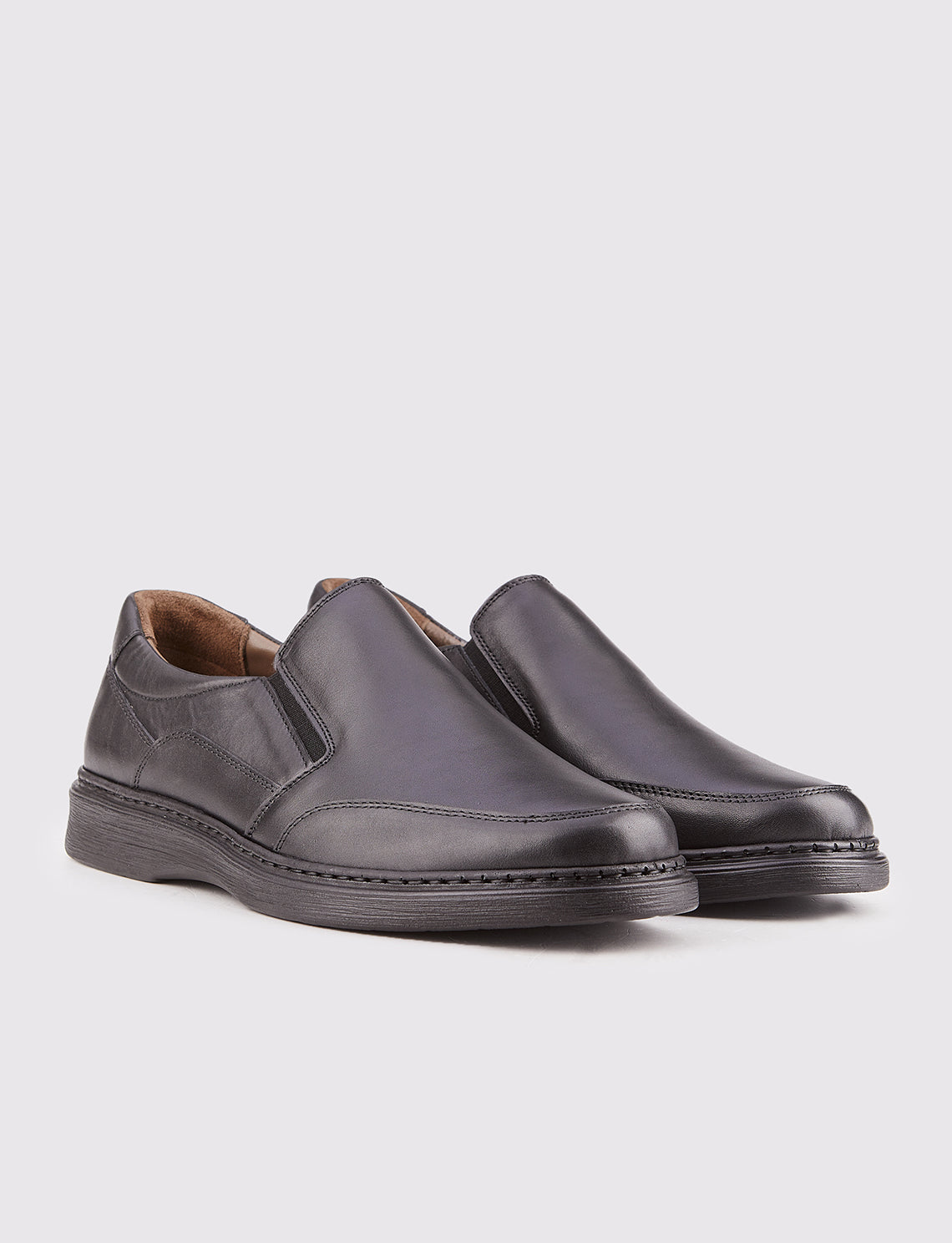 Cabani 381 Erkek %100 Hakiki Deri Günlük Ayakkabı Siyah