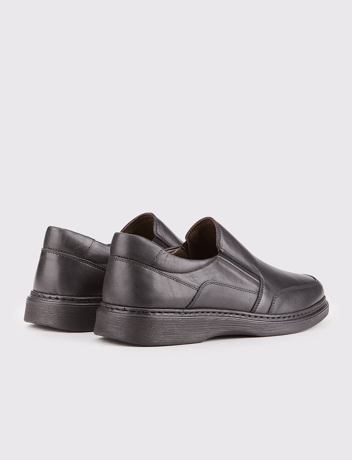 Cabani 381 Erkek %100 Hakiki Deri Günlük Ayakkabı Siyah