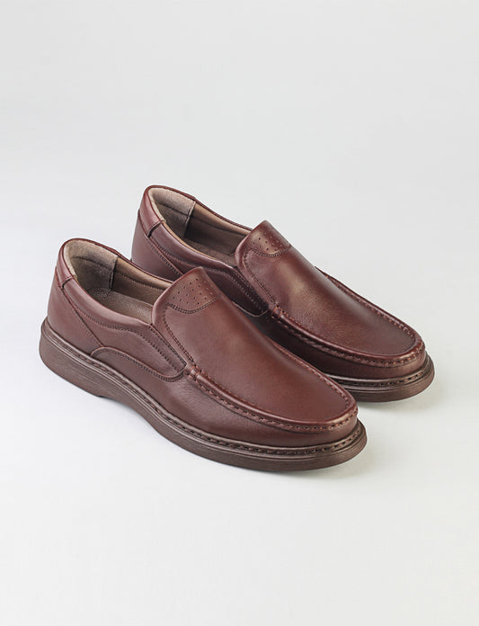 Cabani 380 Erkek %100 Hakiki Deri Günlük Ayakkabı Kahverengi