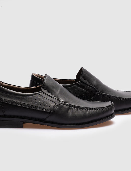 Cabani 288 Erkek %100 Hakiki Deri Günlük Ayakkabı Siyah Napa