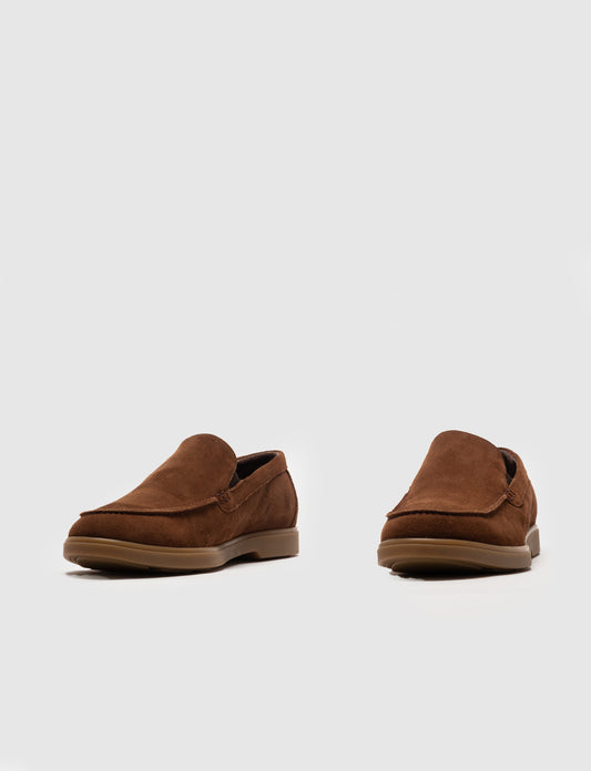 Cabani 512M003 Erkek Süet Hakiki Deri Sneaker Ayakkabı 861 Imparator Süet(Kızıl Fındık)