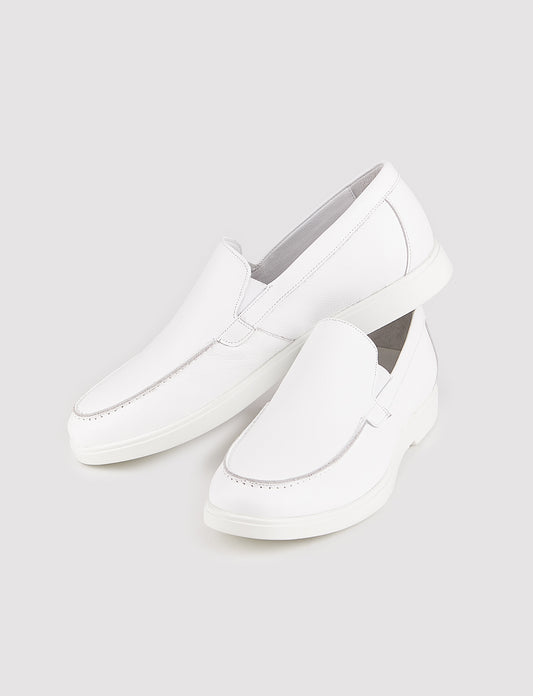 Cabani 512M003 Erkek %100 Hakiki Deri Sneaker Ayakkabı 286 Beyaz Napa