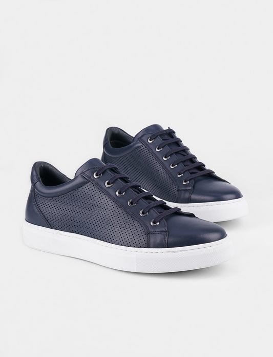 Cabani 518M995B Erkek %100 Hakiki Deri Sneaker Ayakkabı 081 Laci Napa